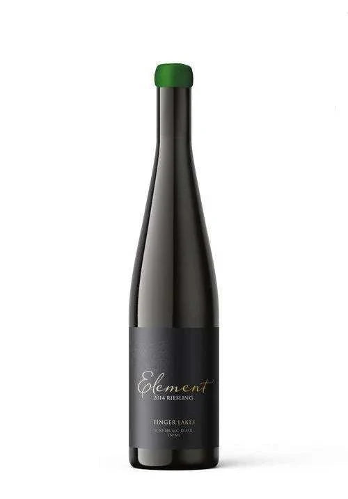 Element Riesling Dry Finger Lakes 2022 white wine bottle with citrus and mineral notes