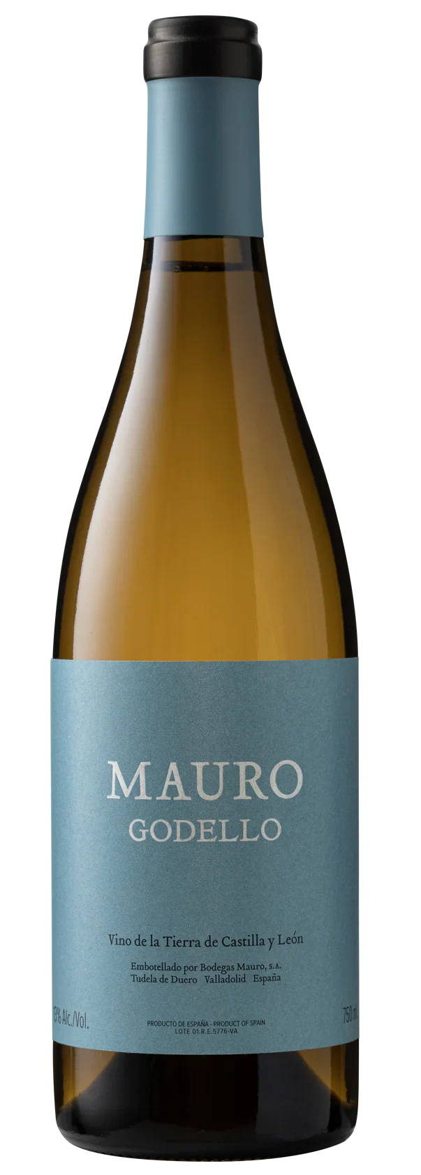 Mauro Godello 750 ML white wine bottle with elegant label highlighting freshness and green apple aromas