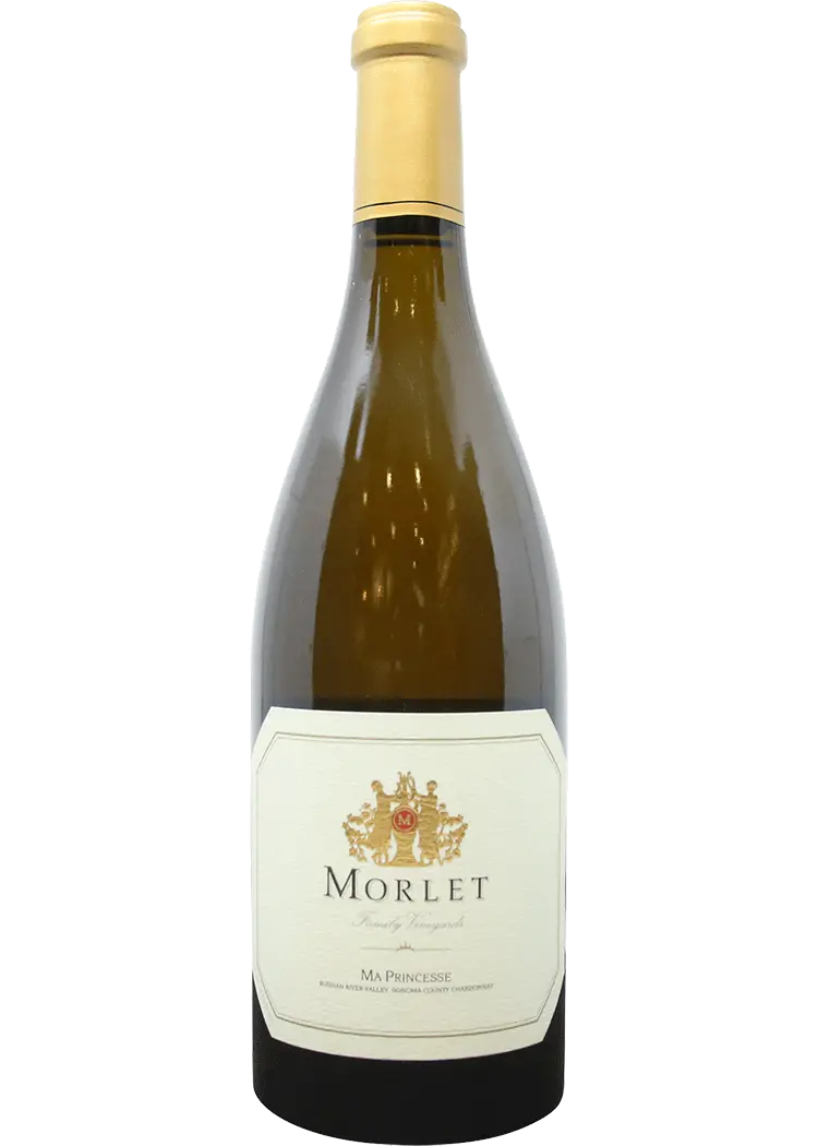 Morlet Family Vineyards Chardonnay Ma Princesse 2022 750ml bottle of premium California white wine