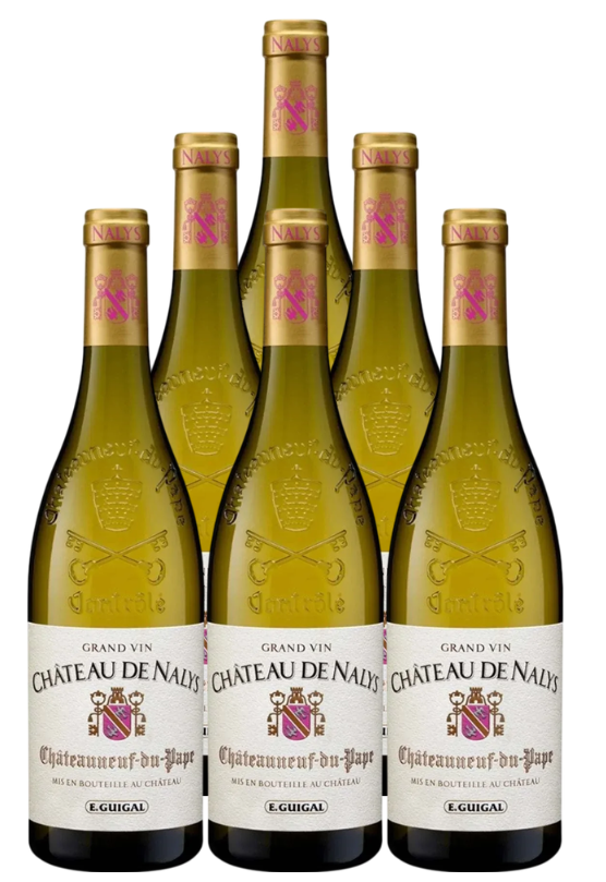 Chateau de Nalys Grand Vin Blanc Chateauneuf-du-Pape 2022 750 ML (6 Bottles)