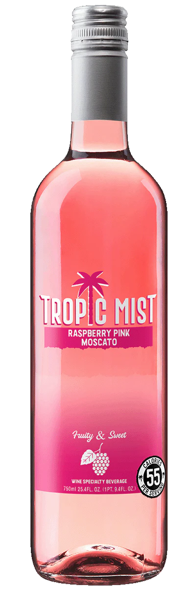 Tropic Mist Raspberry Pink Moscato Wine 750 ML