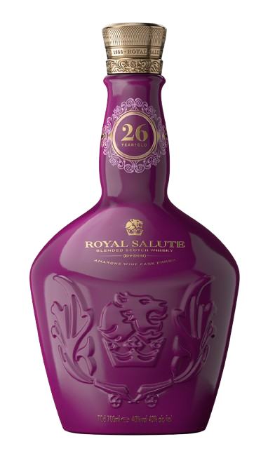 Royal Salute 26 year old blended Scotch whisky with Amarone wine cask finish in 750ml bottle