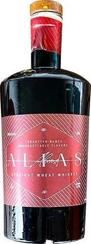 Alias Straight Wheat Whiskey 750ml bottle with smooth, refined American wheat whiskey label