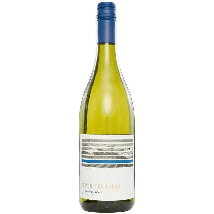 Seven Terraces Sauvignon Blanc Marlborough 2024 750 ML bottle with fresh citrus and tropical fruit notes, ideal for seafood and light dishes.