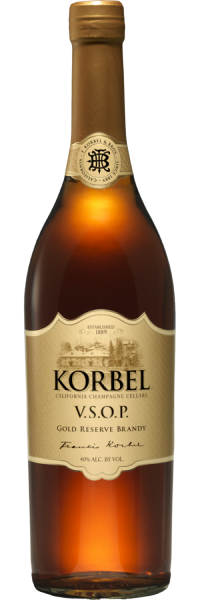 Reserve Brandy Korbel VSOP Gold 750 ML - Luxurious California Brandy
