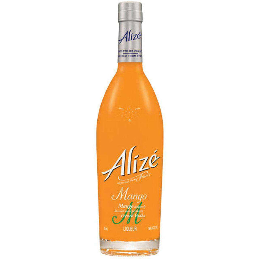 Alize Mango Liqueur 750ml bottle with premium French vodka and passion fruit flavors.