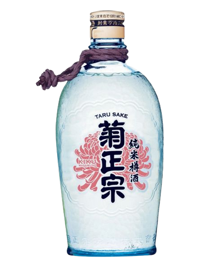 Kiku Masamune Shuzo Taru Junmai 720 ML bottle, premium Japanese Junmai sake