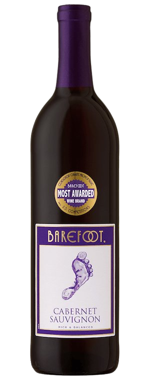 Barefoot Cellars Wine To Go Cabernet Sauvignon 500 ML portable red wine with blackberry and vanilla notes
