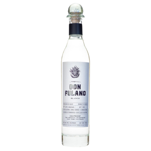 Don Fulano Fuerte Blanco Tequila 750 ML bottle from Jalisco, Mexico.
