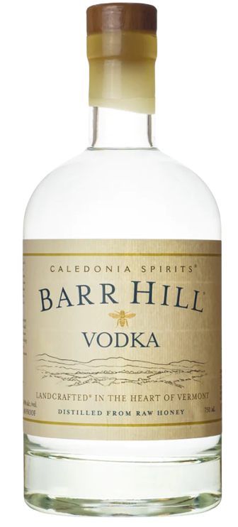 Barr Hill Vodka 750 ML bottle crafted with pure honey for smooth, refined taste from Vermont