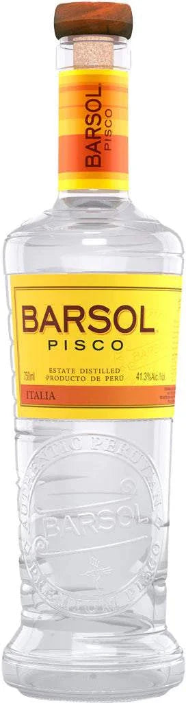 Barsol Pisco Puro Italia 82.6 700 ML bottle showcasing elegant Peruvian pisco from Italia grapes with citrus and floral notes