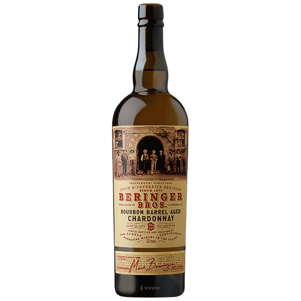 Beringer Brothers Bourbon Barrel Aged Chardonnay California 2018 750ML