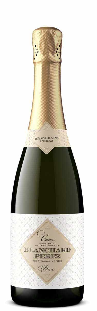 Blanchard Perez Cava Brut 750 ML bottle with golden label and foil.