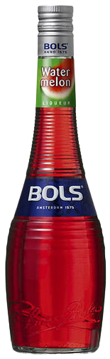 Bols Watermelon Liqueur 1L bottle bright red vibrant watermelon flavored liqueur for cocktails