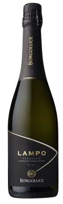 Borgoluce Prosecco Treviso Brut Lampo 750 ML bottle showcasing Italian sparkling wine with vibrant apple, pear, and citrus aromas