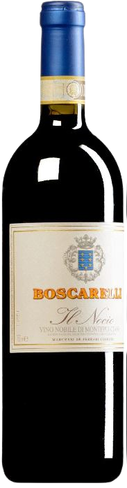 Bottle of Boscarelli Vino Nobile Di Montepulciano Il Nocio 2018 wine with elegant label