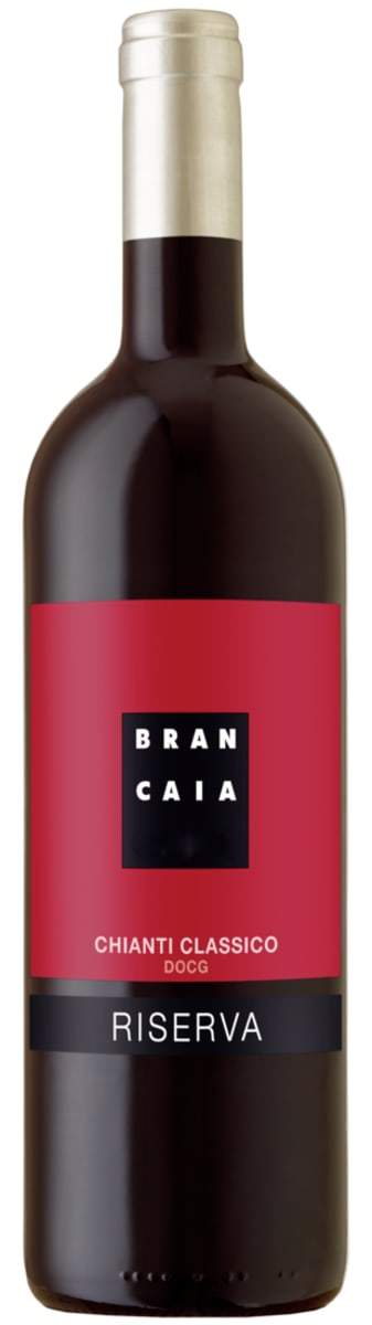Brancaia Chianti Classico 2017 wine bottle with red and black label.