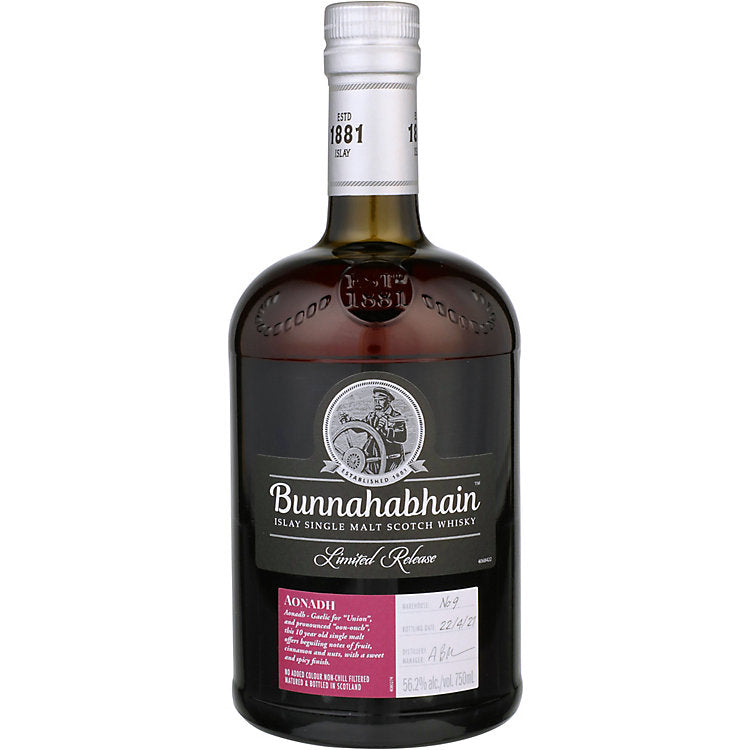 Bunnahabhain Single Malt Scotch Aonadh Limited Release 10 Yr 112 750 ML