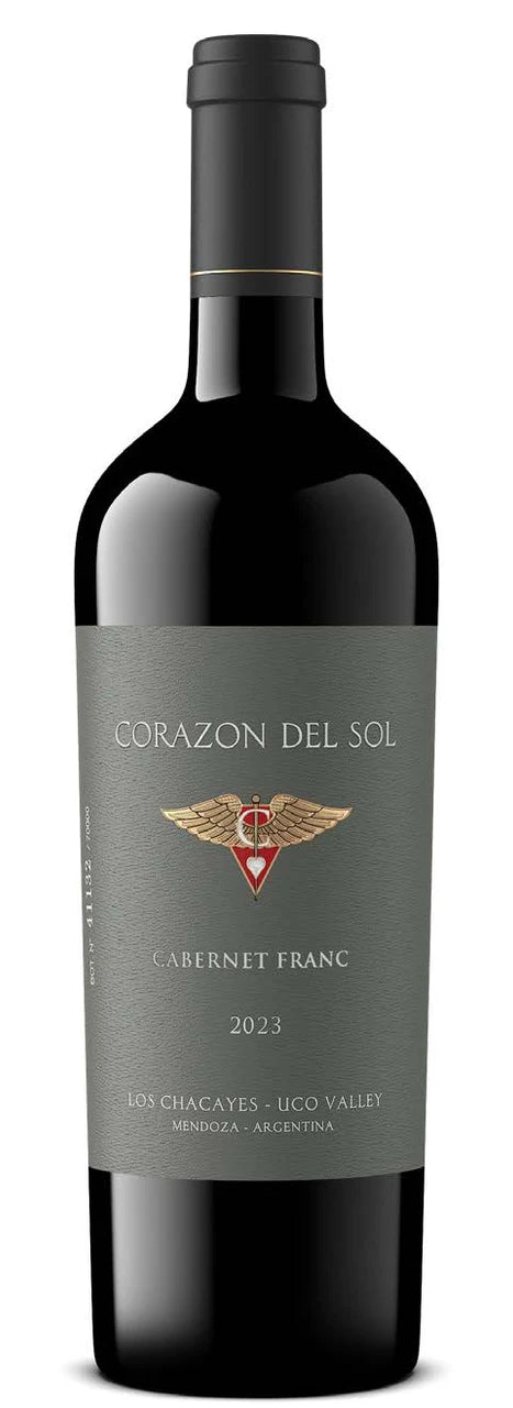 Corazon del Sol Cabernet Franc Los Chacayes 2023 750 ML bottle