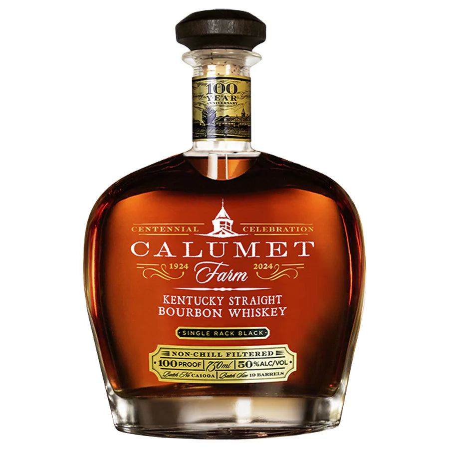 Calumet Farm Single Rack Black Kentucky Straight Bourbon 750 ML