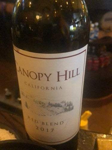 Bottle of Canopy Hill Ste White Blend Columbia Valley 750 ML white wine with citrus and melon notes