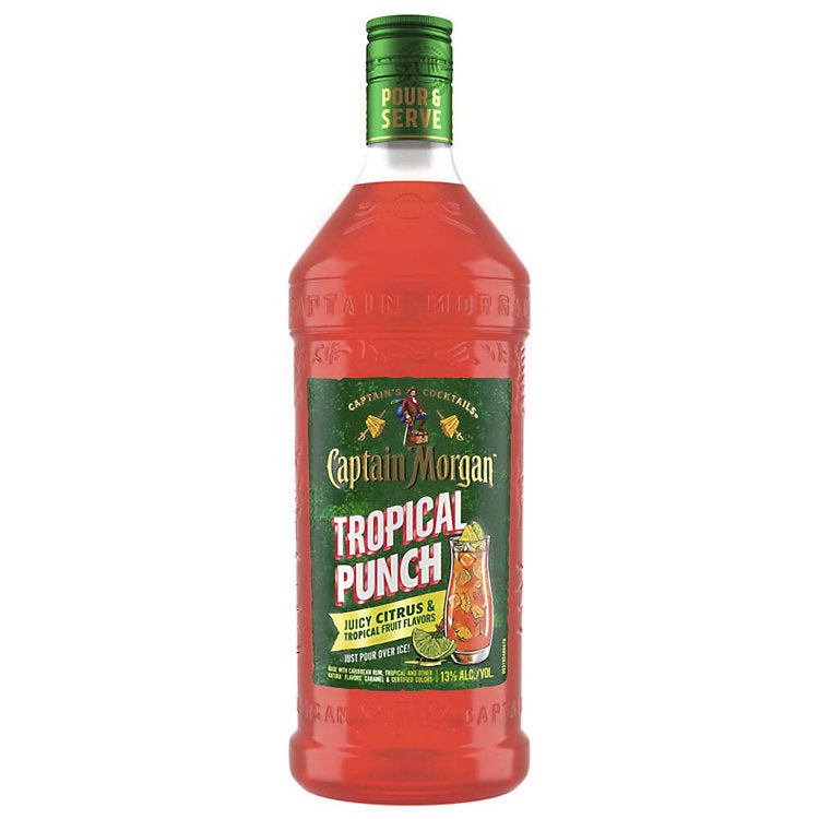 Captain Morgan Tropical Punch Cocktail 26 1.75 L
