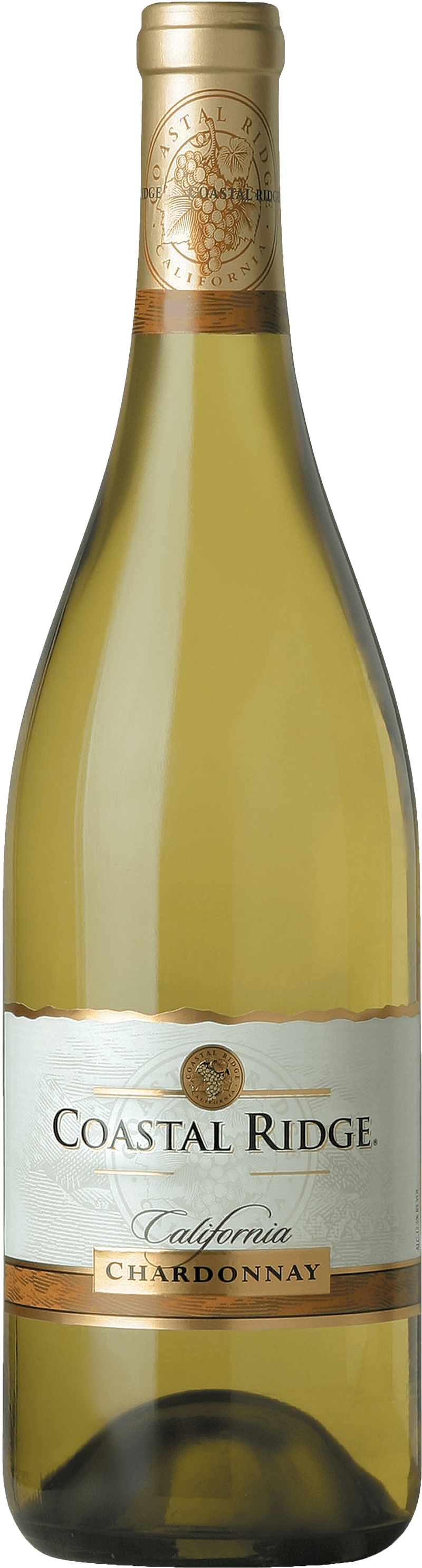Coastal Ridge Winery Chardonnay 750ml bottle with green apple and citrus notes