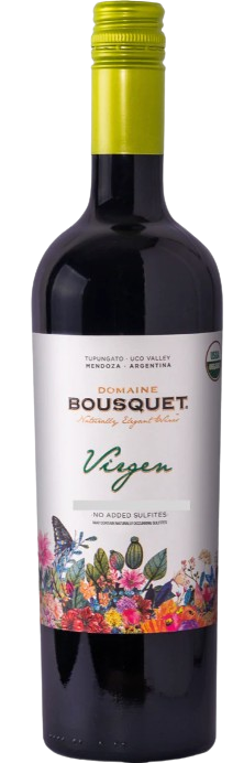 Domaine Bousquet Cabernet Sauvignon bottle from Tupungato Valley with vibrant red fruit and black pepper notes