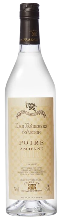 Domaine Darton Les Reserves Poire Ancienne 750 ML pear spirit bottle with elegant label