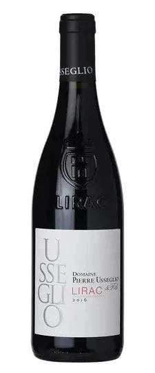 Domaine Pierre Usseglio Lirac Côtes du Rhône 2021 red wine bottle.