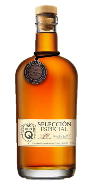 Don Q Seleccion Especial Rum 750 ML bottle with premium aged Puerto Rican rum