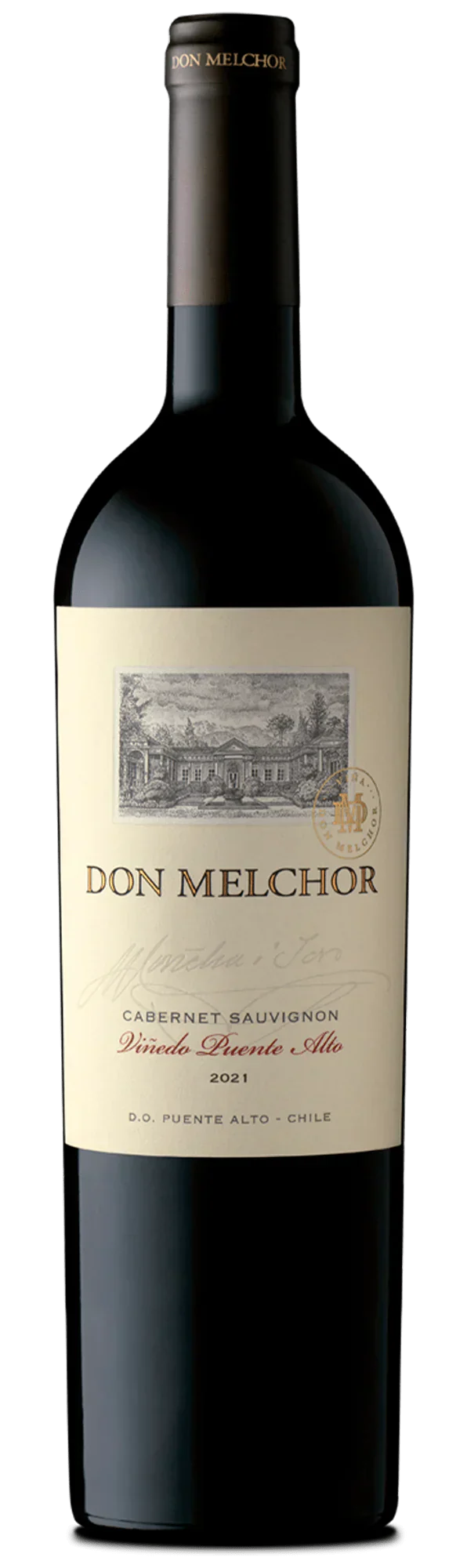 Don Melchor Cabernet Sauvignon Puente Alto 2021 750 ML bottle Chilean red wine