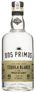 Dos Primos Tequila Blanco Tequila 100% De Agave 750 ML