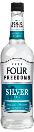 Four Freedoms Silver Rum 750 ML