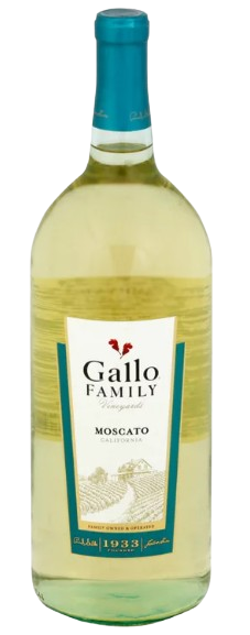 Gallo Family Vineyards Moscato California 750 ML Bottle – Sweet White Wine