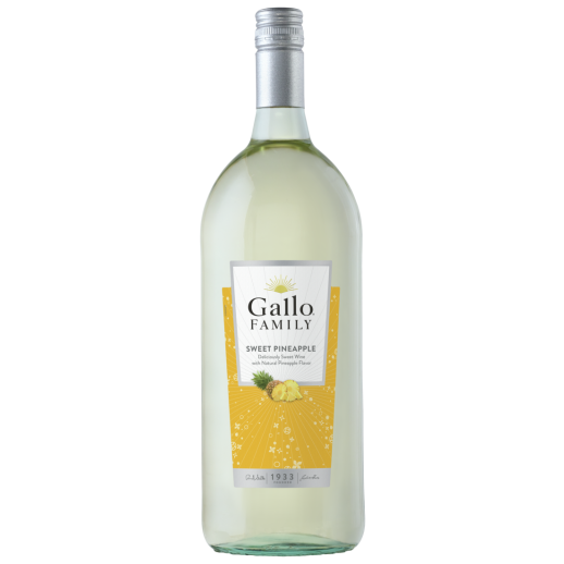 Gallo Family Vineyards Sweet Pineapple 1.5L bottle with tropical pineapple flavored wine