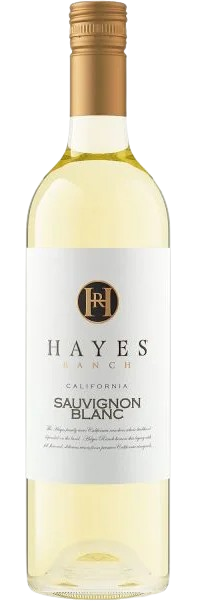 Bottle of Hayes Ranch Sauvignon Blanc California 750 ML white wine with citrus and tropical fruit notes