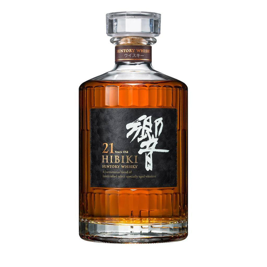 Hibiki Suntory Whisky 21 Years premium Japanese blended whisky bottle 700ml