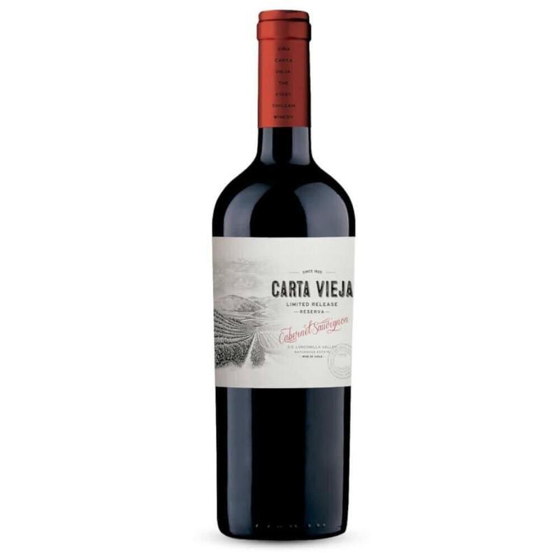 Carta Vieja Cabernet Sauvignon Reserva Limited Release Loncomilla Valley 2021 750 ML