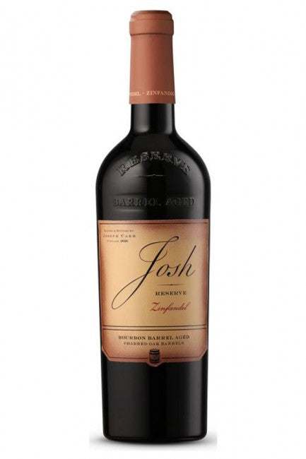 Josh Cellars Zinfandel Bourbon Barrel Aged Reserve California 750 ML bottle with rich red wine and bourbon barrel aging notes