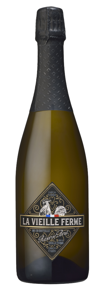 La Vieille Ferme Brut Reserve 750ml bottle of French sparkling wine with elegant label and refined flavors.