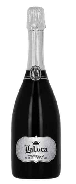 Bottle of Laluca Prosecco 750 ML Italian sparkling wine with elegant label