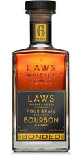 Laws Whiskey House 6 Years Old Four Grain Straight Bonded Bourbon Whiskey 750 ML