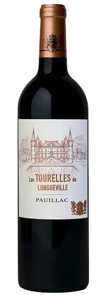 Les Tourelles De Longueville Pauillac 2018 1.5L Bordeaux wine bottle with dark fruit and spice notes