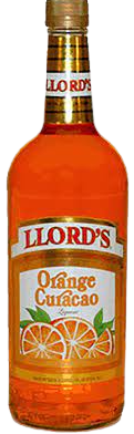 Llords Orange Curacao liqueur bottle 1 liter vibrant citrus flavor