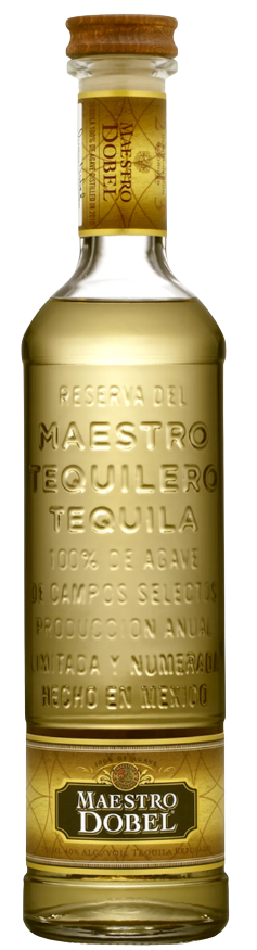 Maestro Dobel Reposado Tequila 750ml bottle with oak, fruit, vanilla, and almond notes.