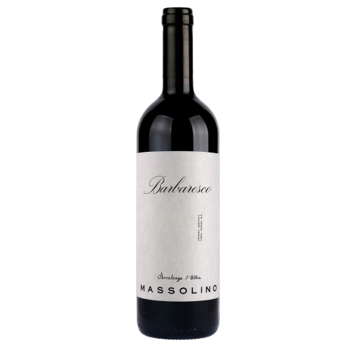 Massolino Barbaresco 2021 750 ML bottle of Piedmont Nebbiolo red wine with elegant label