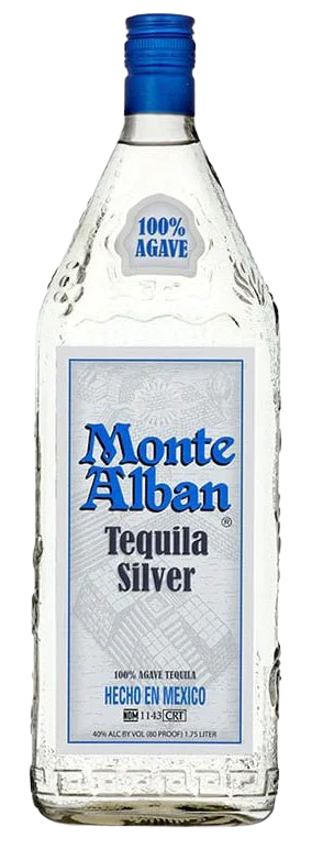 Monte Alban Silver Tequila 750 ML bottle