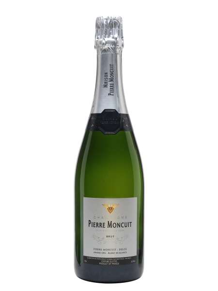 Pierre Moncuit Delos Grand Cru Blanc de Blancs Brut 750 ML Champagne bottle
