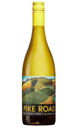 Pike Road Chardonnay Willamette Valley 2021 750 ML Oregon white wine bottle